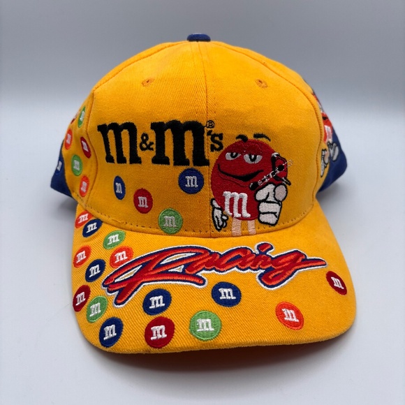 NASCAR M&M's Candy Racing Y2K Snapback Collectible Hat Chase Authentics - Picture 1 of 9